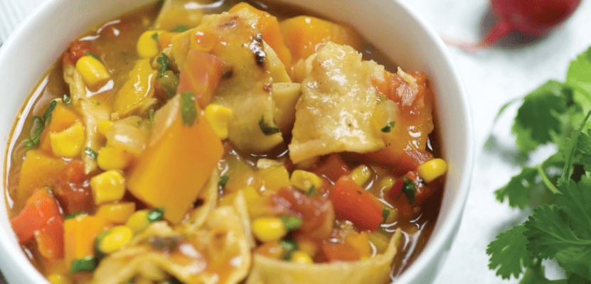 View Butternut Squash Tortilla Soup Background