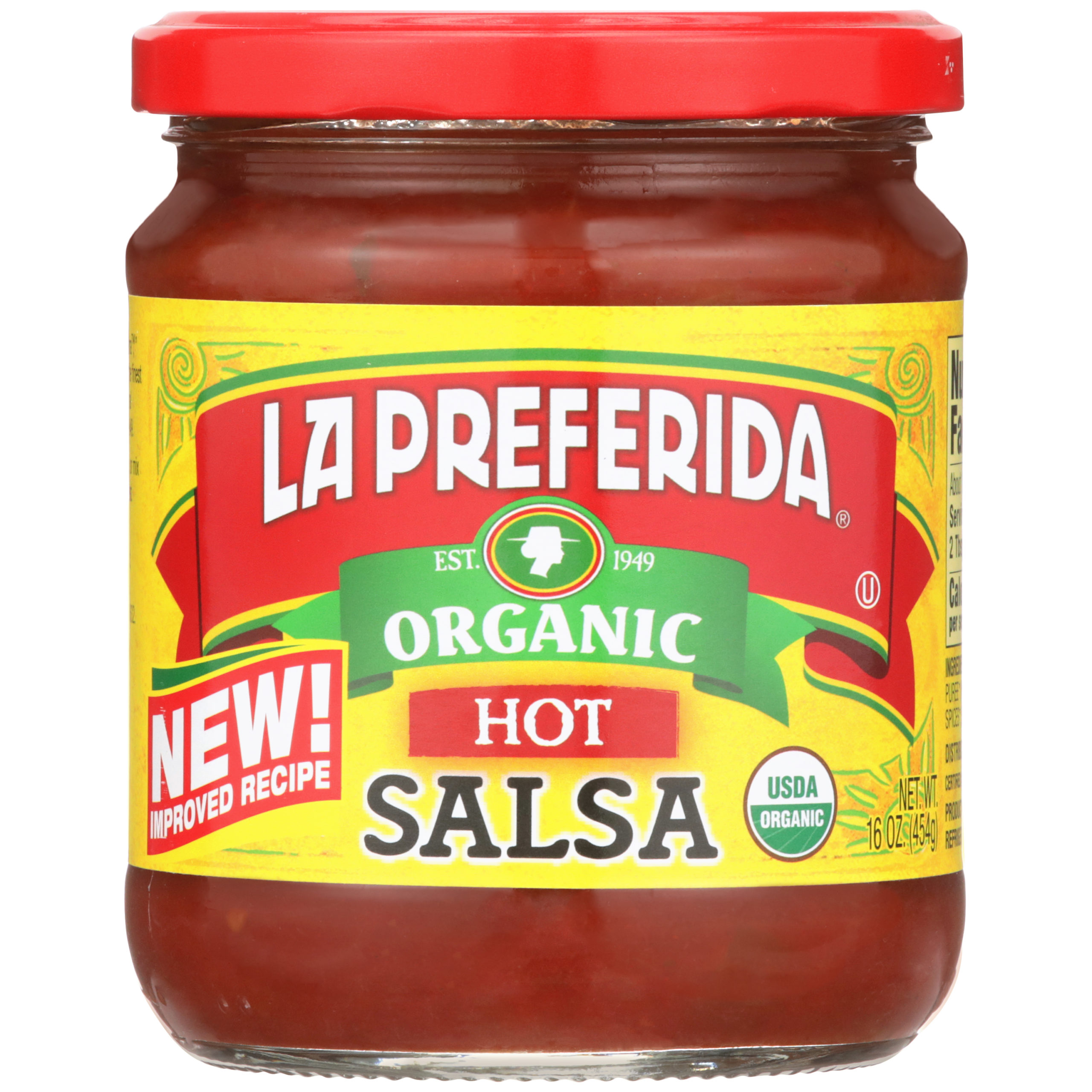 la preferida organic red salsa, la preferida organic hot salsa, organic hot salsa, organic red salsa, buy organic hot salsa, organic hot salsa online