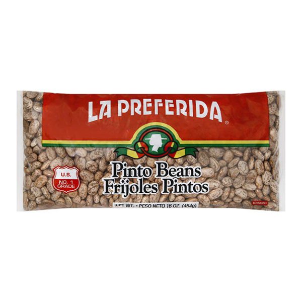 Dried Pinto Beans Frijoles Pintos Secos La Preferida