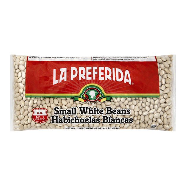 la preferida small white beans, la preferida white beans, dried white beans, dry white beans, 1lb bag of white beans, buy white beans