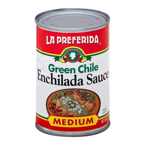 Green Enchilada Sauce Salsa de Verde para Enchiladas La Preferida
