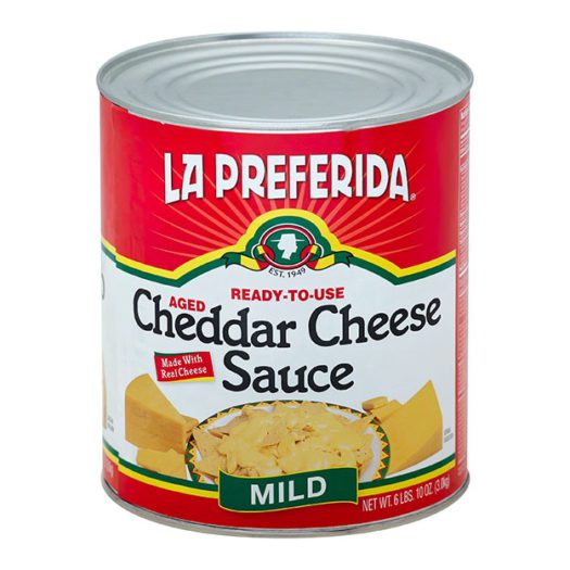 Cheddar Cheese Sauce, 10 Can Foodservice La Preferida