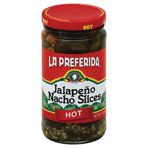 La Preferida Hot Jalapeno Nacho Slices, 11.5oz jar
