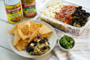 Mexican Layered Bean Dip - La Preferida Recipe