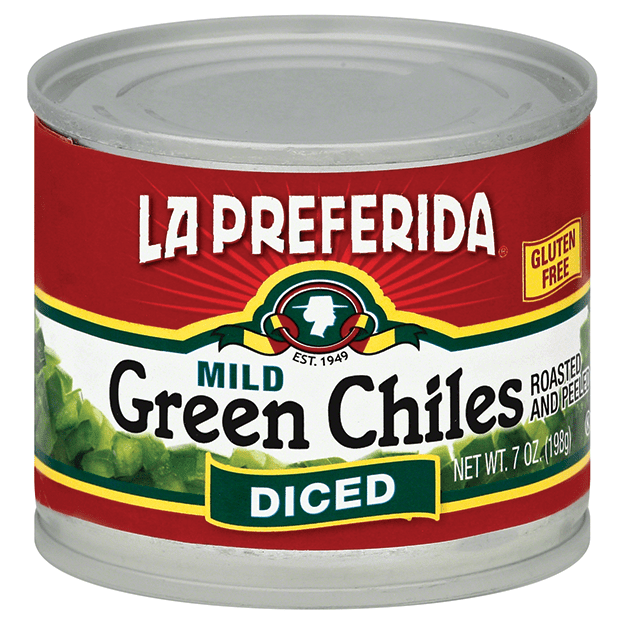 Diced Green Chiles, Mild