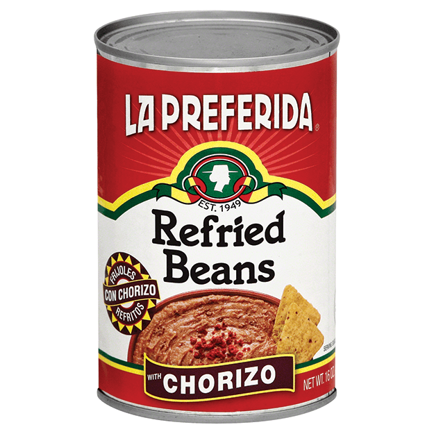 Refried Beans with Chorizo Frijoles Refritos con Chorizo La Preferida