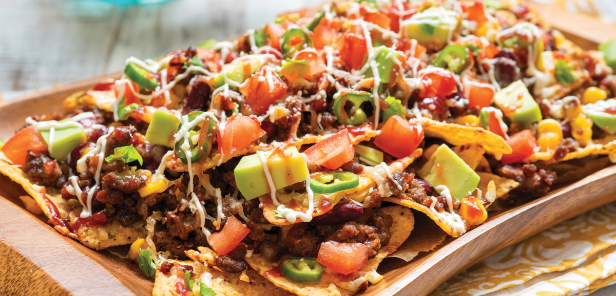 Super Nacho Platter Game Day Recipes La Preferida