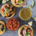 Chipotle Chicken Tinga Tostadas - La Preferida Recipe