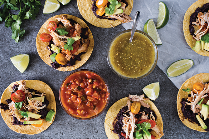 La Preferida Chipotle Chicken Tinga Tostadas Recipe