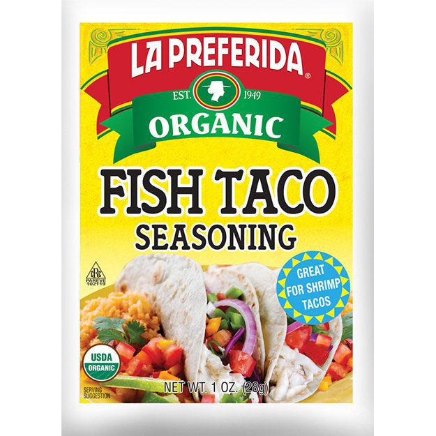 la preferida organic fish taco seasoning, la preferida organic taco seasoning, la preferida organic seasoning, organic fish taco seasoning, organic seafood seasoning, organic seasoning, buy organic seasoning