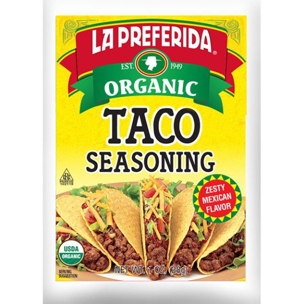 la preferida organic taco seasoning mix, la preferida taco seasoning, organic taco seasoning, organic seasoning, taco seasoning, buy taco seasoning, mexican seasoning