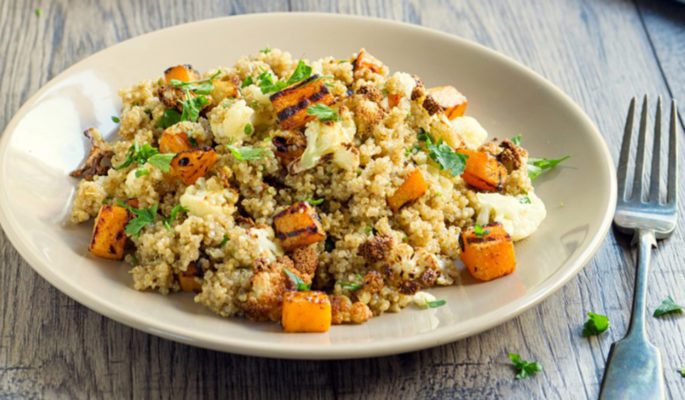 quinoa salad with butternut squash header image
