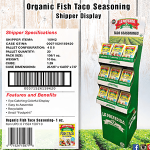 Sell Sheet Image- Org Fish Taco