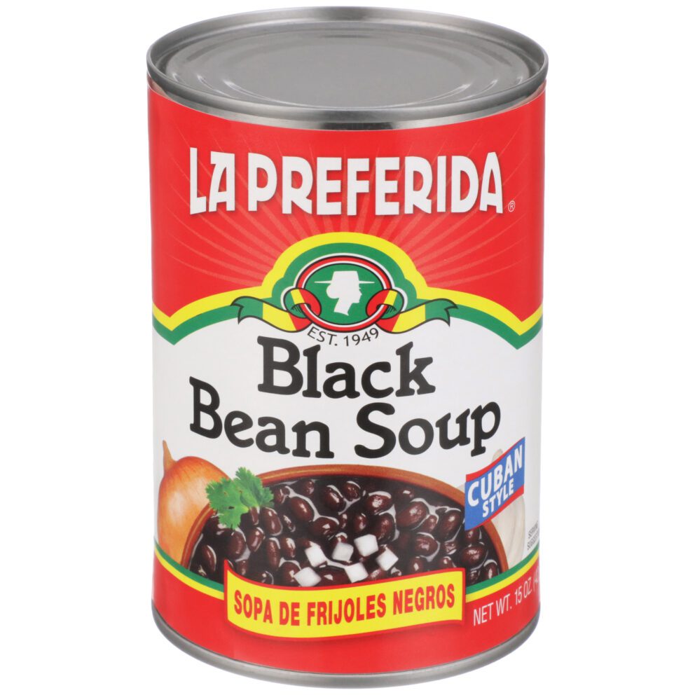 La Preferida Cuban-Style Black Bean Soup, 15oz can