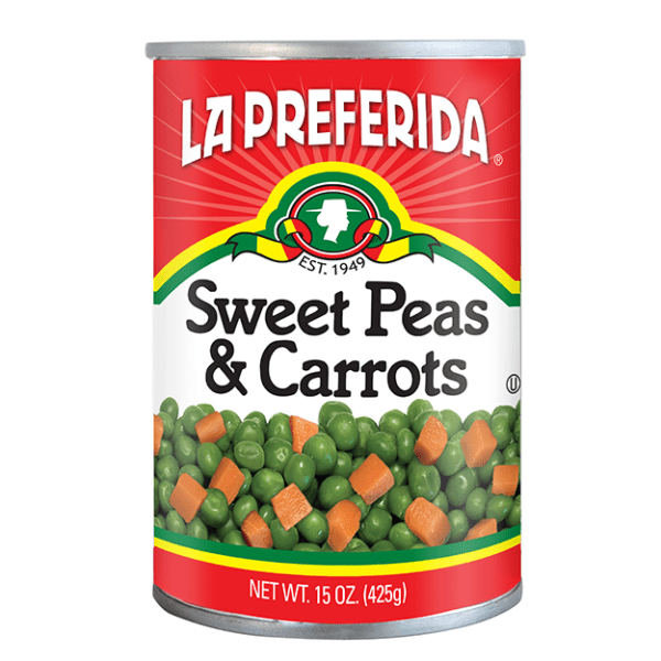 La Preferida Sweet Peas and Carrots, 15oz can