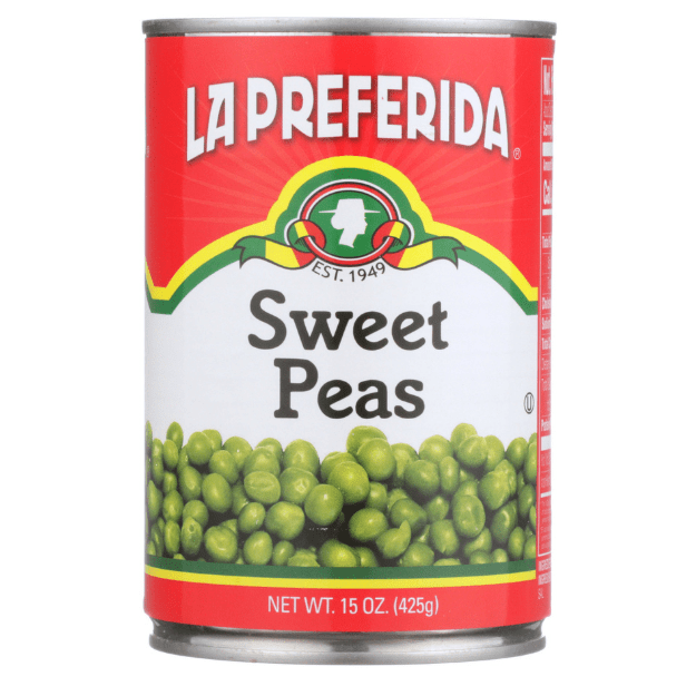 la preferida sweet peas, la preferida chicharos, canned sweet peas, canned chicharos, buy sweet peas, buy canned peas