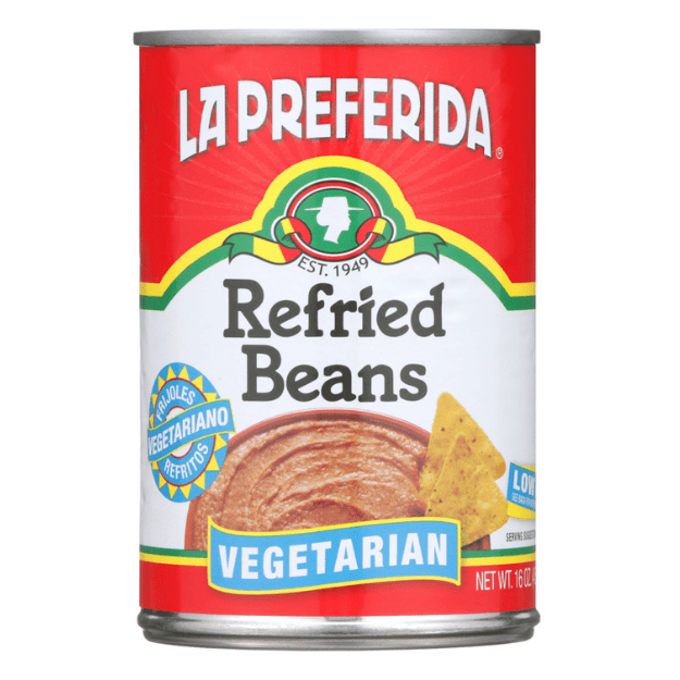 Vegetarian Refried Beans - La Preferida