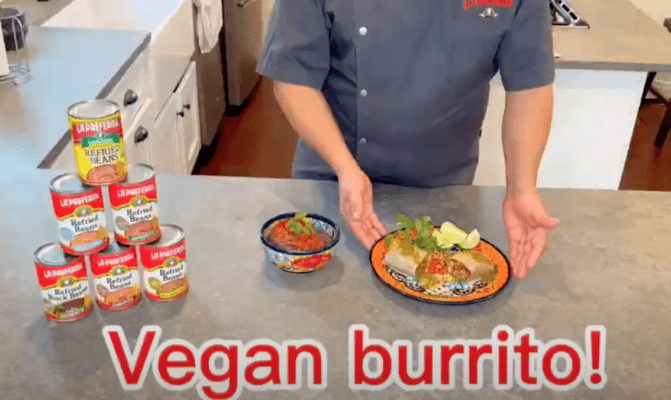 Vegan Bean Burrito - Recipe Page Header